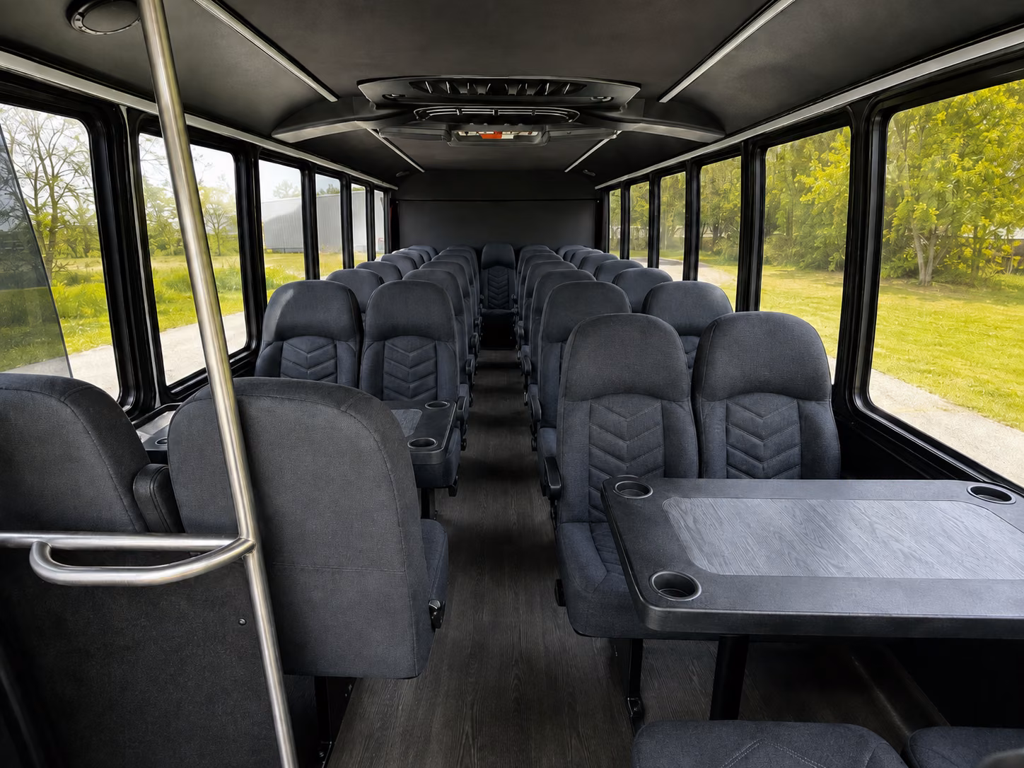 mcallen 20 passenger minibus interior
