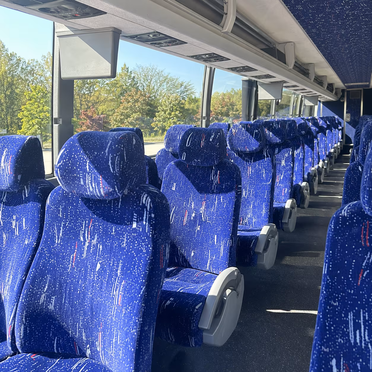 mcallen charter bus interior