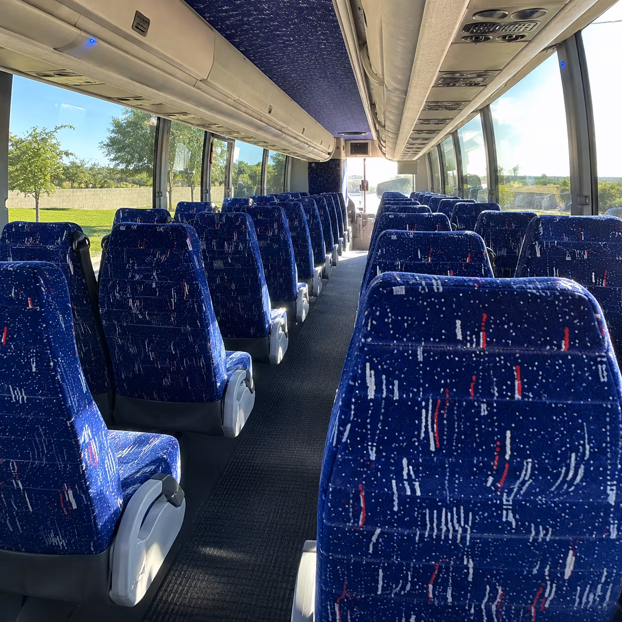 mcallen concert transportation onboard seating