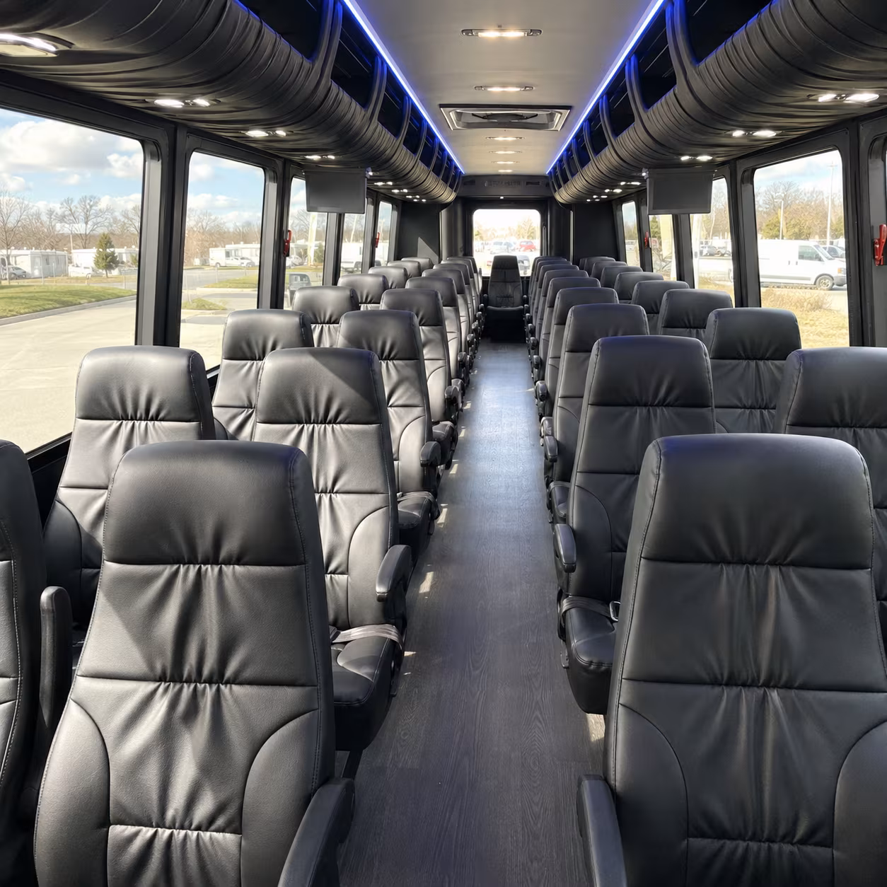 mcallen convention transportation onboard seating