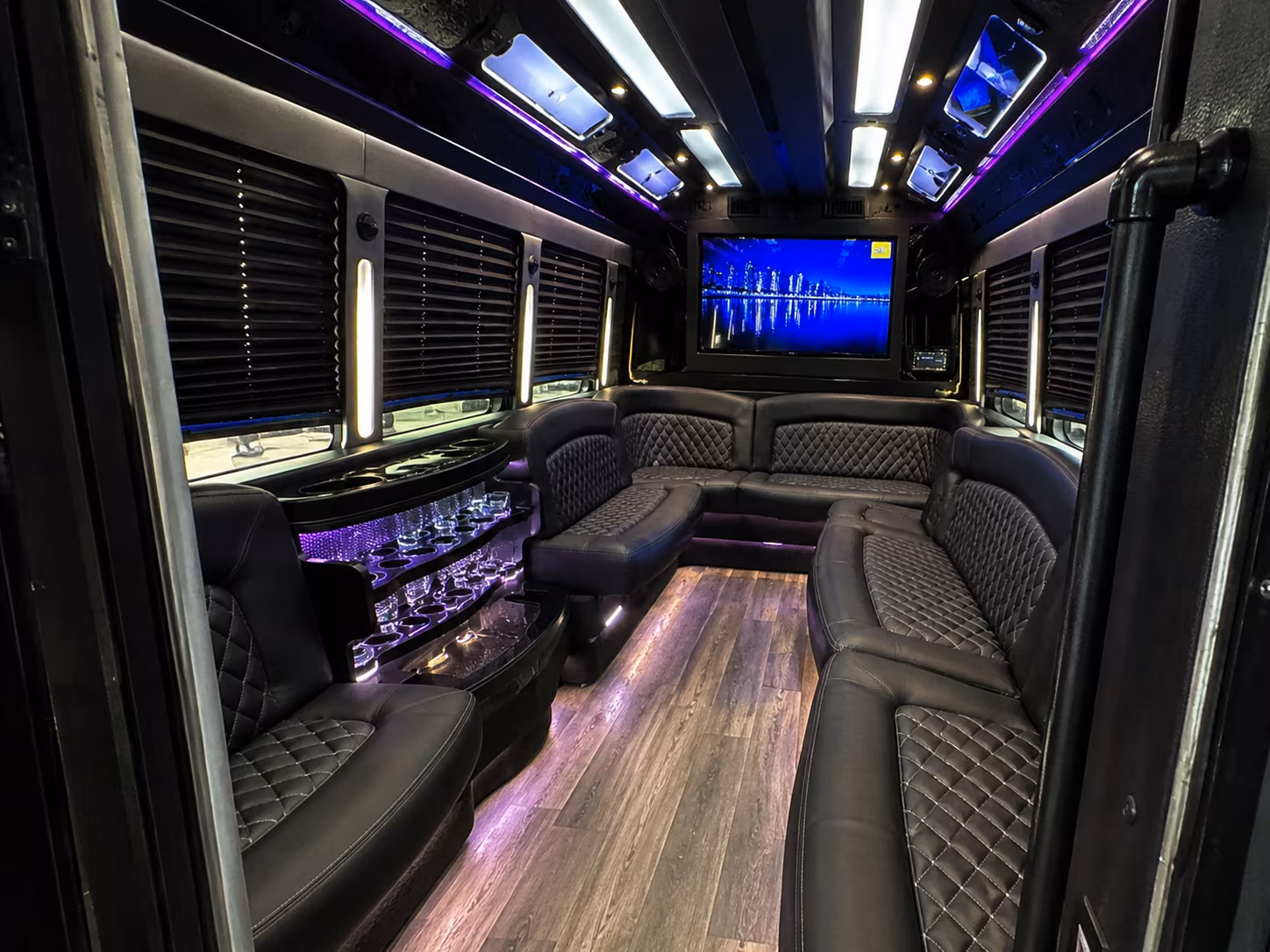 mcallen south padre island party bus rental