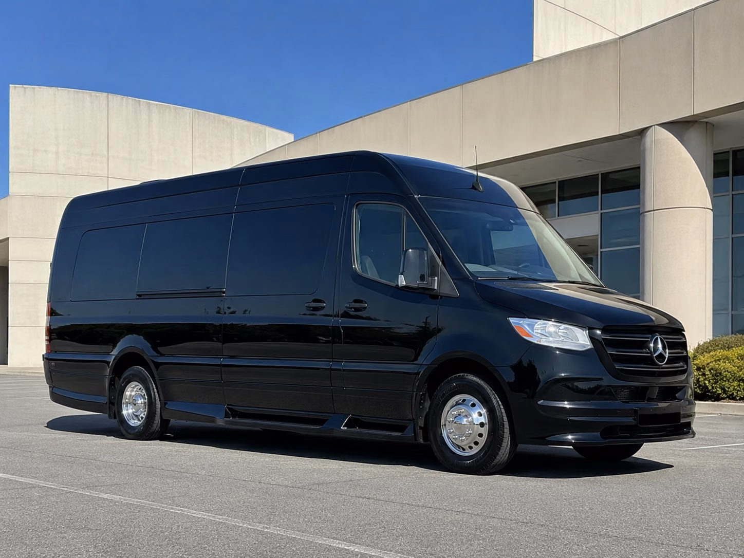 mcallen sprinter van with driver