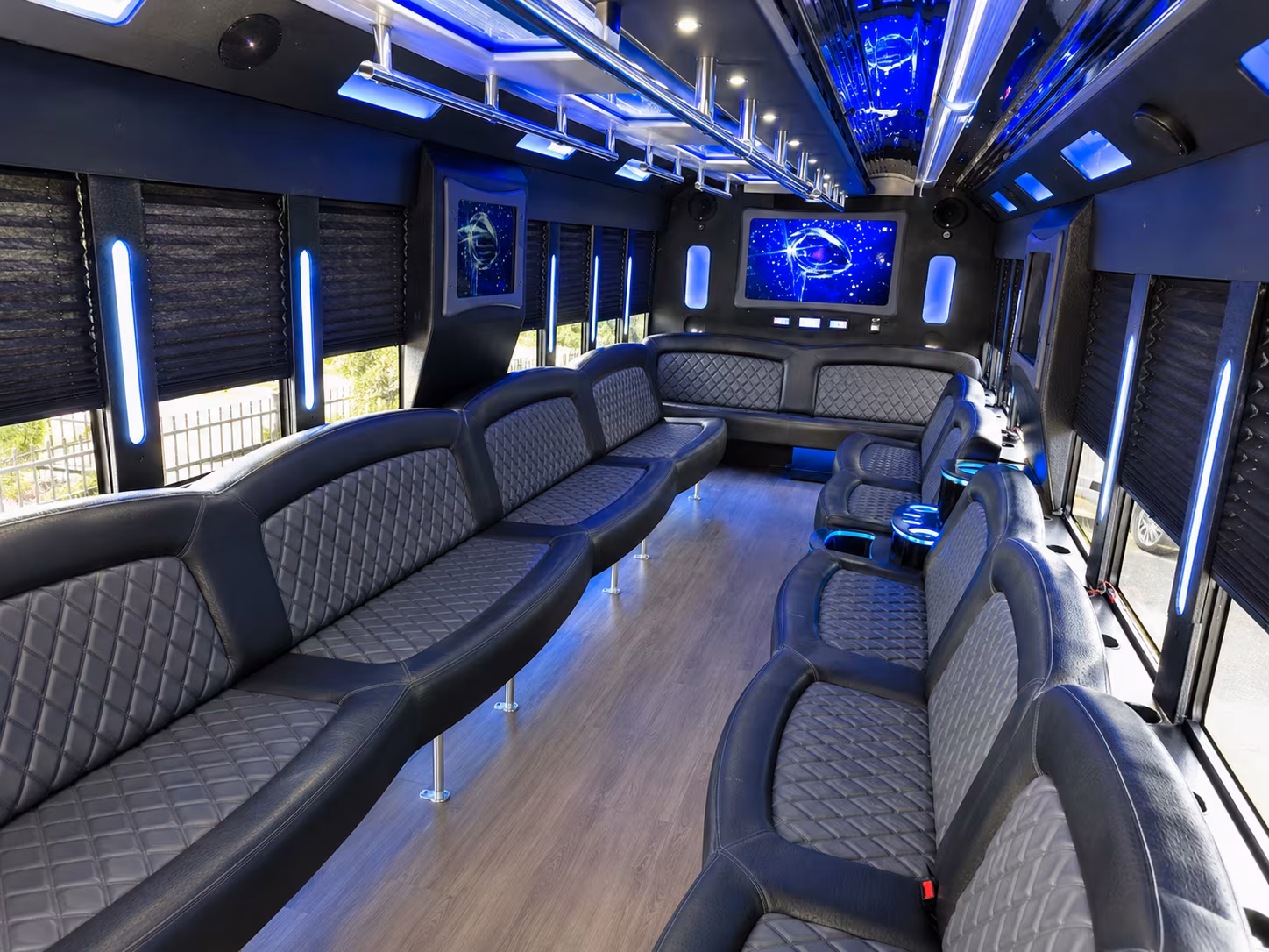 party buses for mcallen bridal parties and wedding day rides